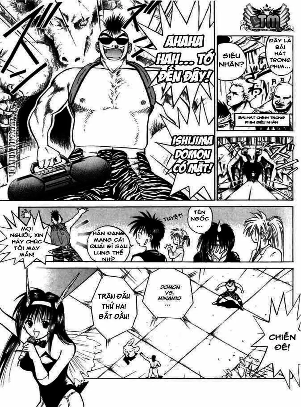 Truyện Tranh Ngọn Lửa Recca - Flame Of Recca trang 9