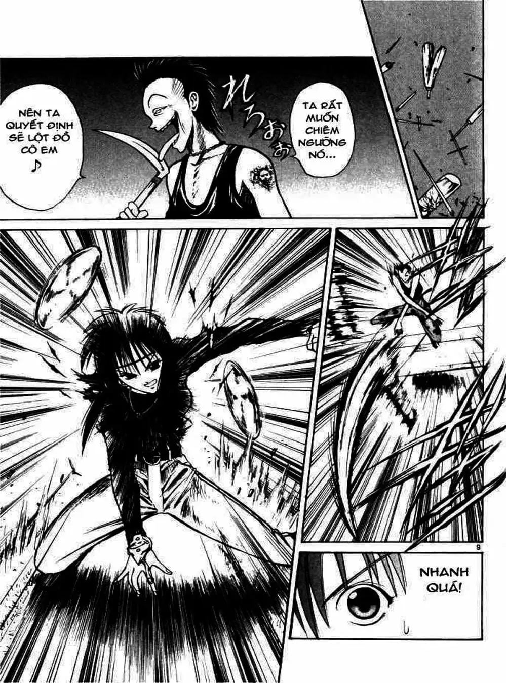 Truyện Tranh Ngọn Lửa Recca - Flame Of Recca trang 9