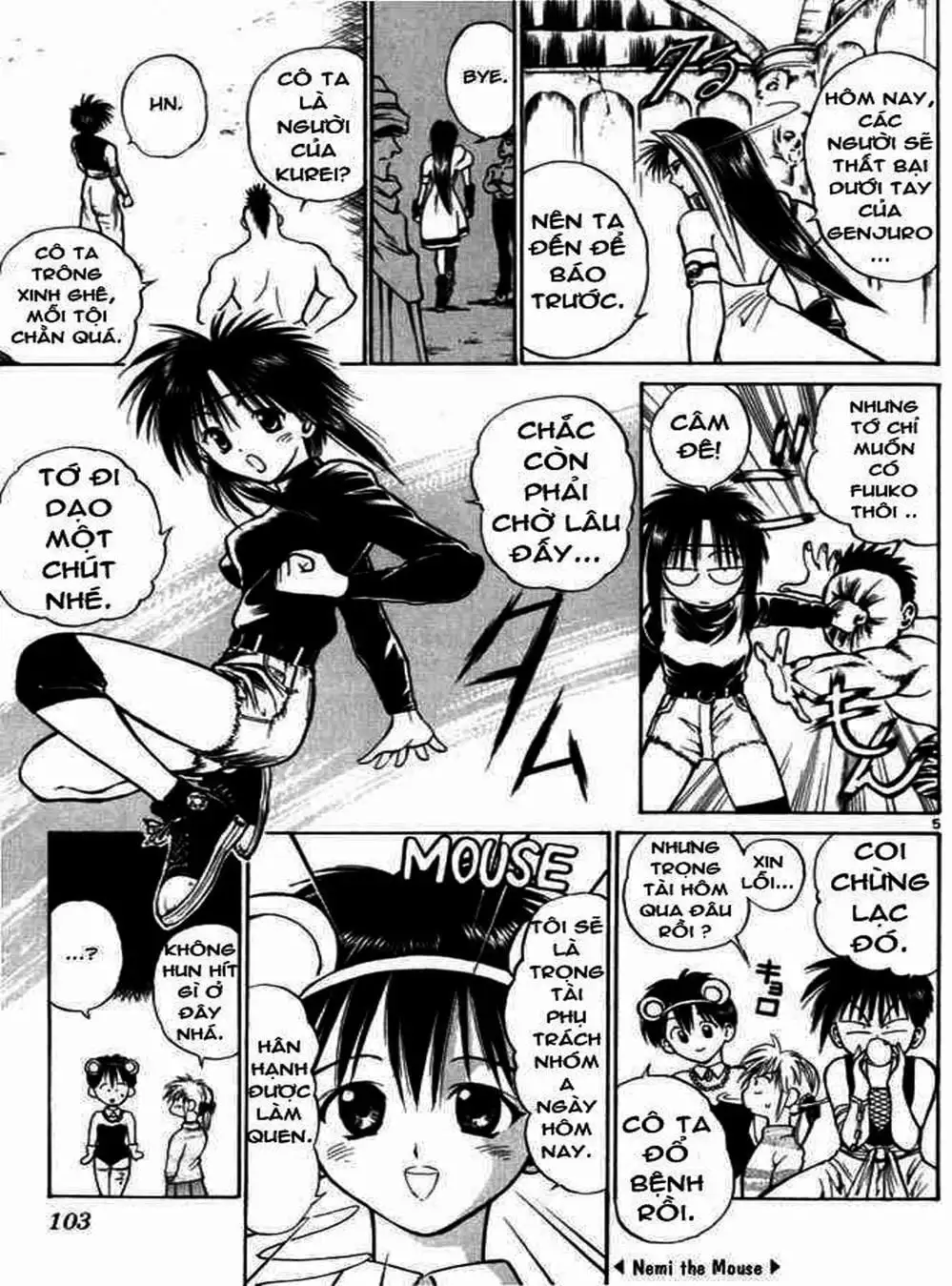 Truyện Tranh Ngọn Lửa Recca - Flame Of Recca trang 9