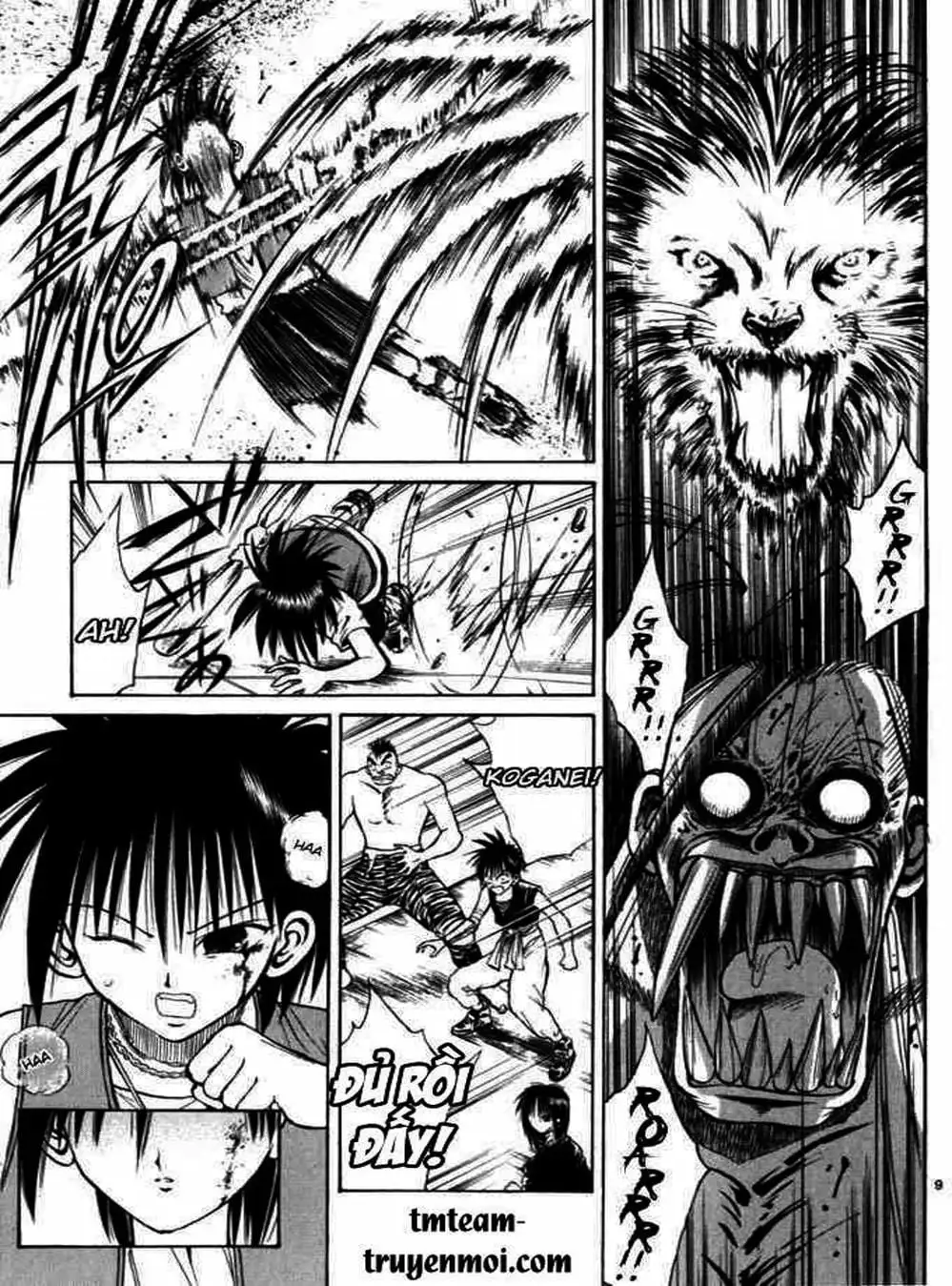 Truyện Tranh Ngọn Lửa Recca - Flame Of Recca trang 9