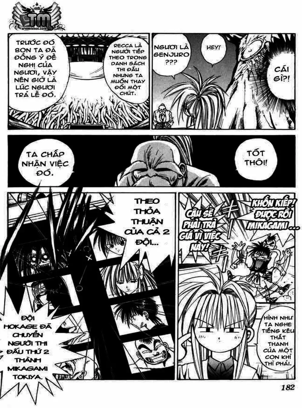 Truyện Tranh Ngọn Lửa Recca - Flame Of Recca trang 9