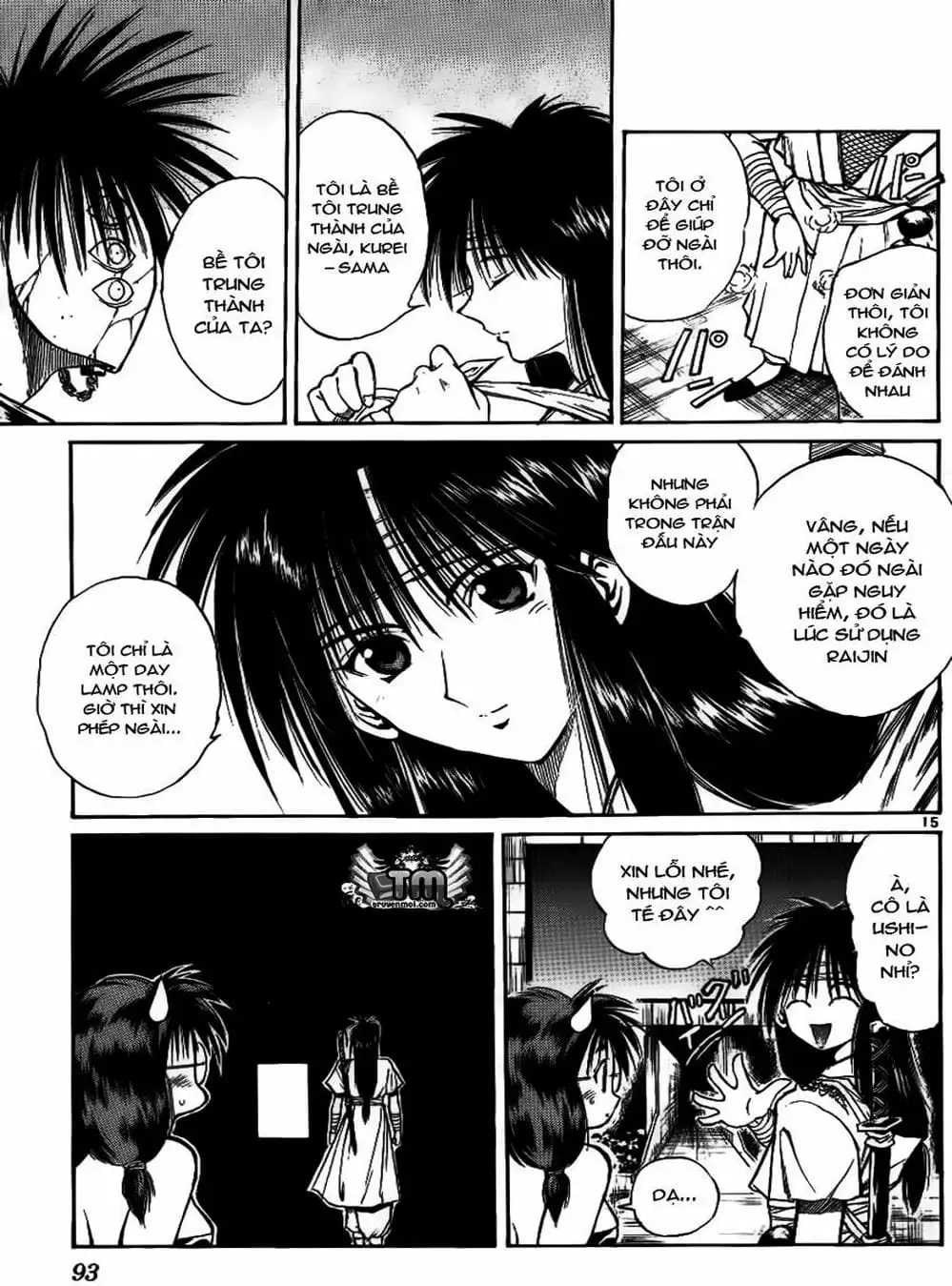 Truyện Tranh Ngọn Lửa Recca - Flame Of Recca trang 9