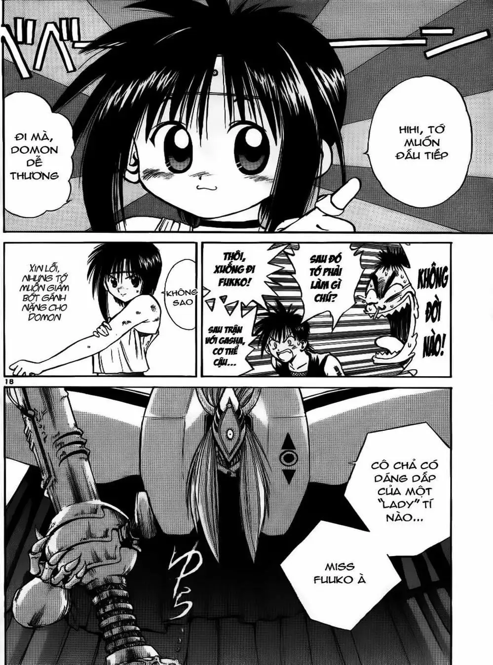 Truyện Tranh Ngọn Lửa Recca - Flame Of Recca trang 9