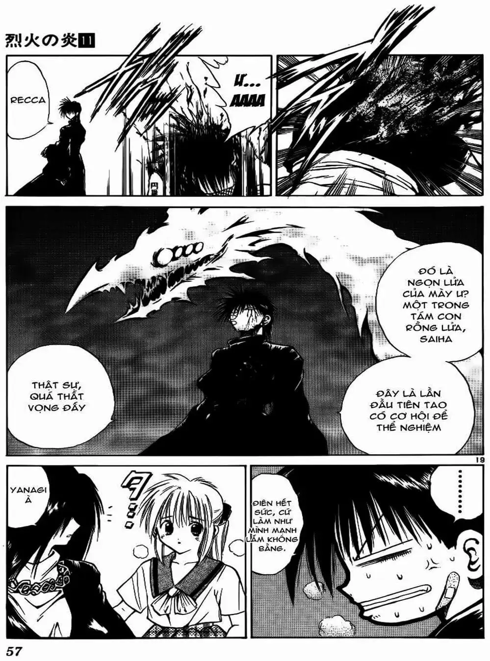 Truyện Tranh Ngọn Lửa Recca - Flame Of Recca trang 9
