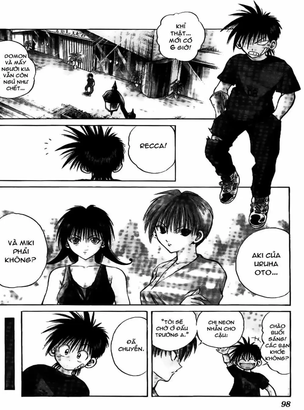 Truyện Tranh Ngọn Lửa Recca - Flame Of Recca trang 9