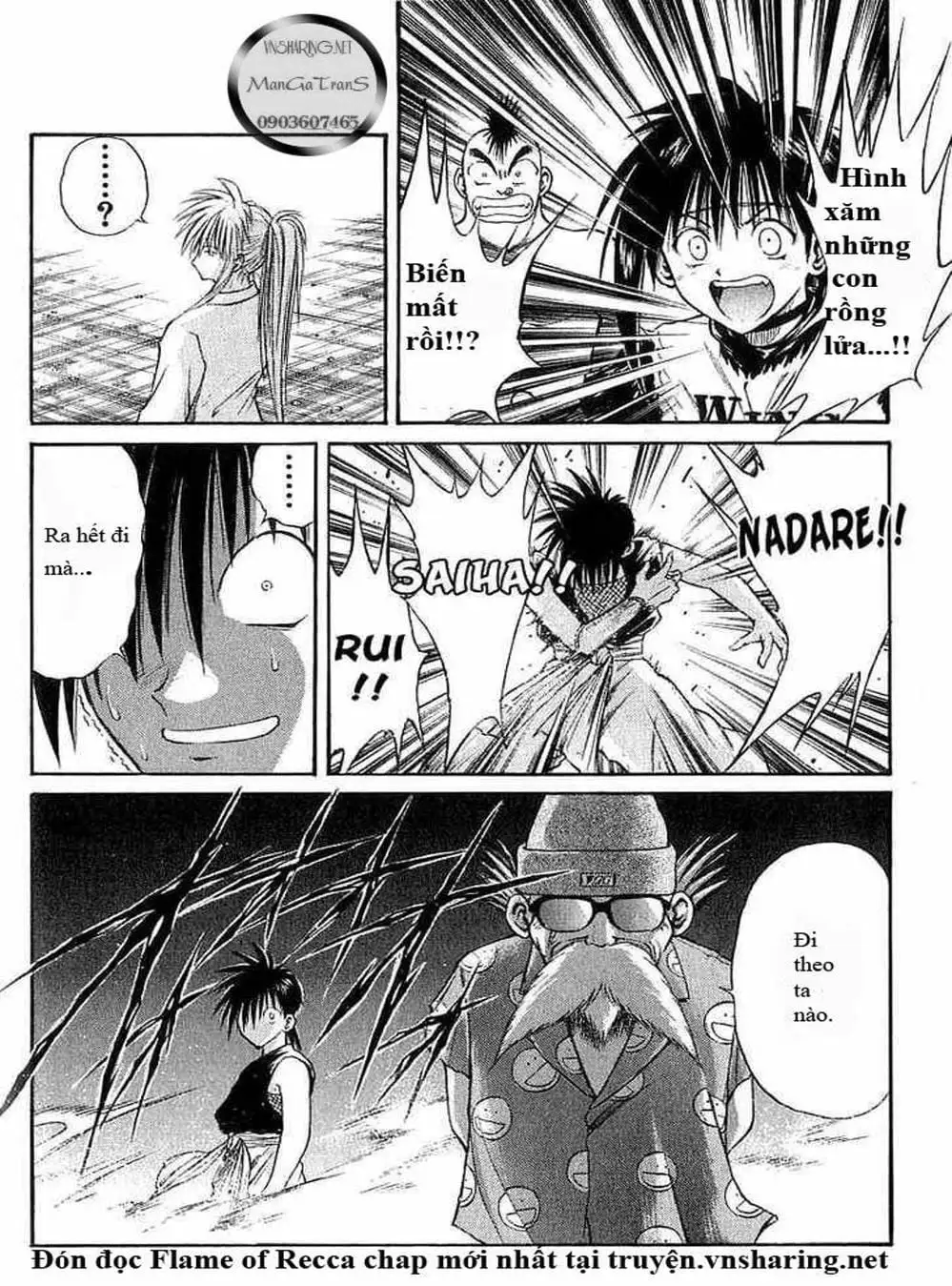 Truyện Tranh Ngọn Lửa Recca - Flame Of Recca trang 9