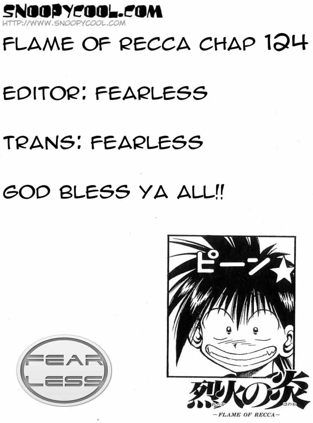 Truyện Tranh Ngọn Lửa Recca - Flame Of Recca trang 9