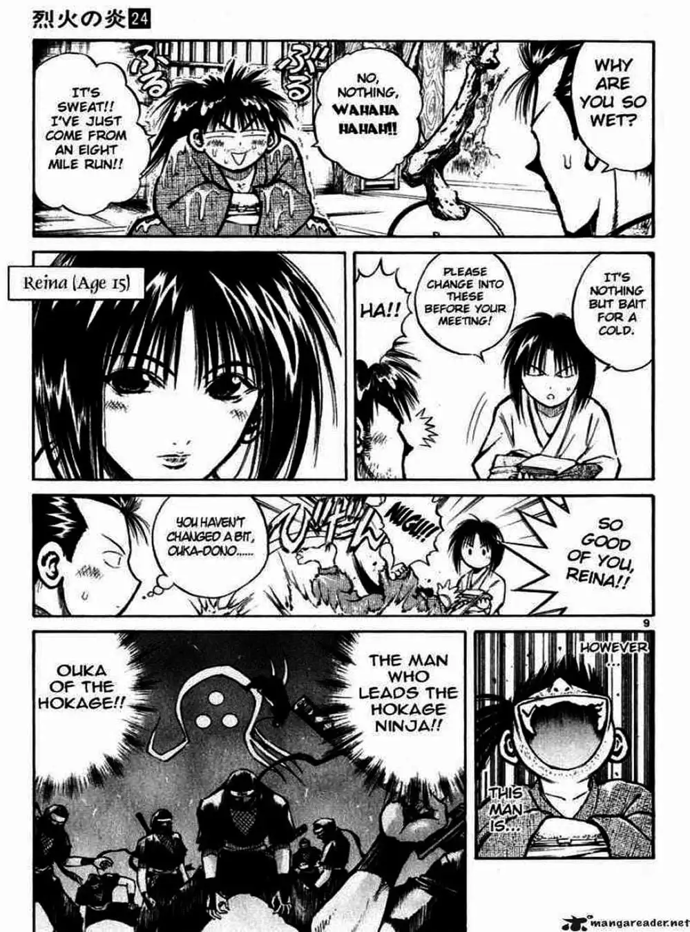 Truyện Tranh Ngọn Lửa Recca - Flame Of Recca trang 9