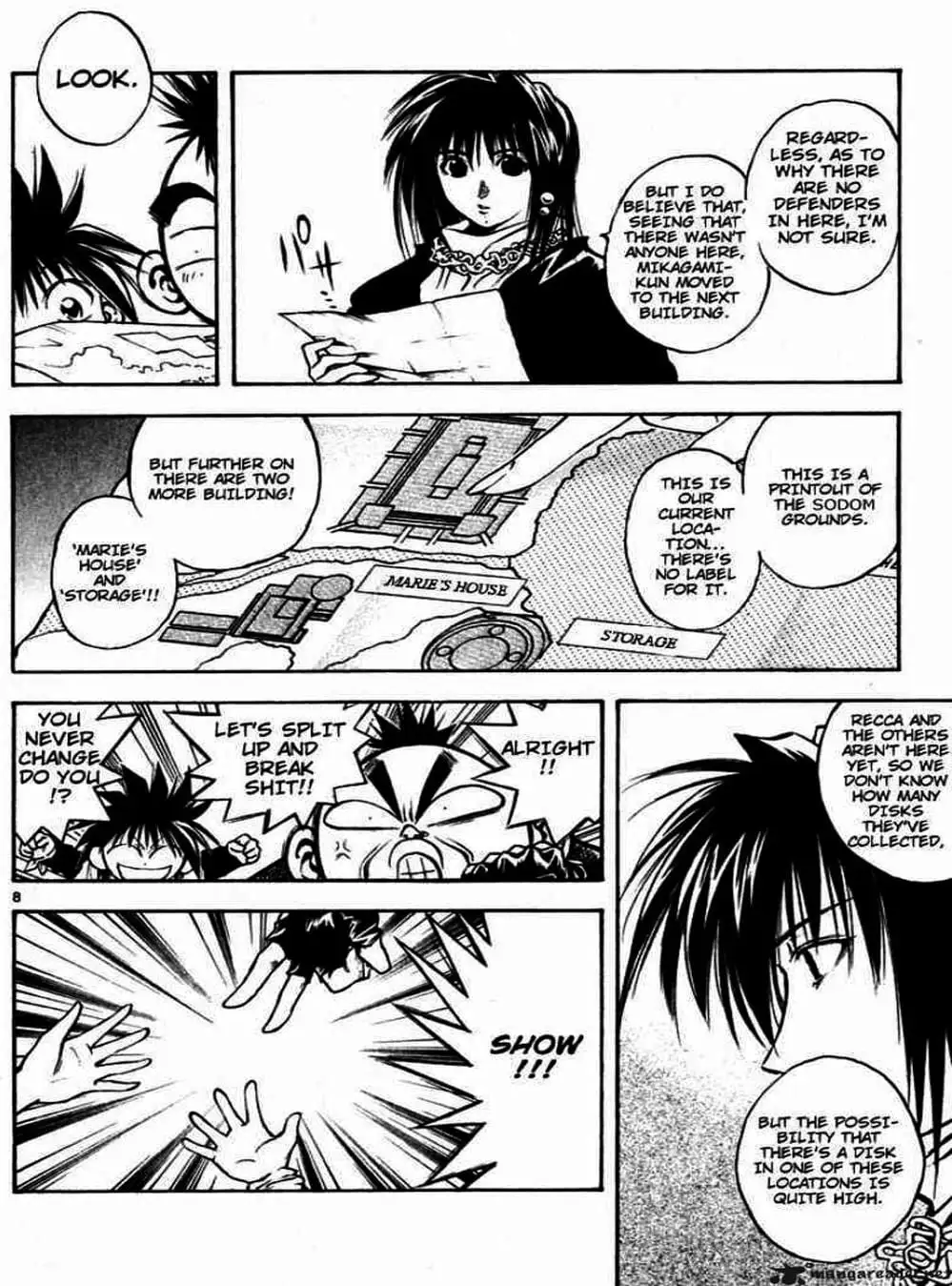 Truyện Tranh Ngọn Lửa Recca - Flame Of Recca trang 9