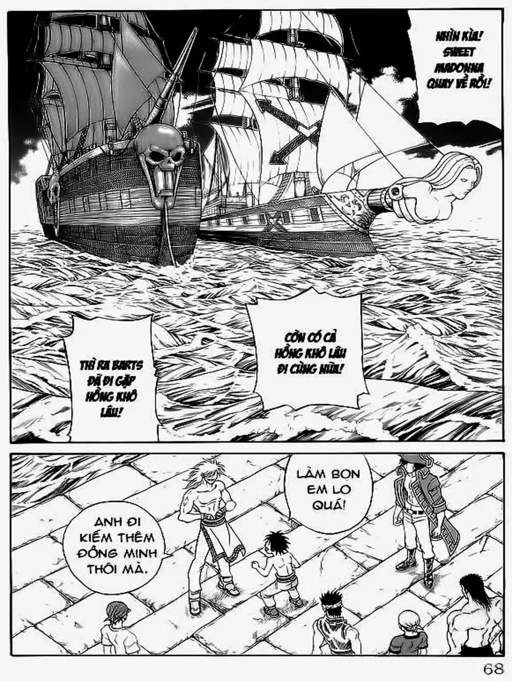 Truyện Tranh Vua Trên Biển - Full Ahead Coco trang 4
