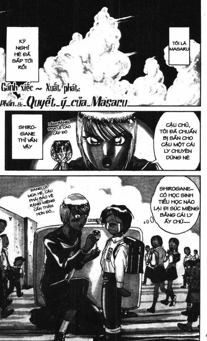 Truyện Tranh Gánh Xiếc Quái Dị - Karakuri Circus trang 5