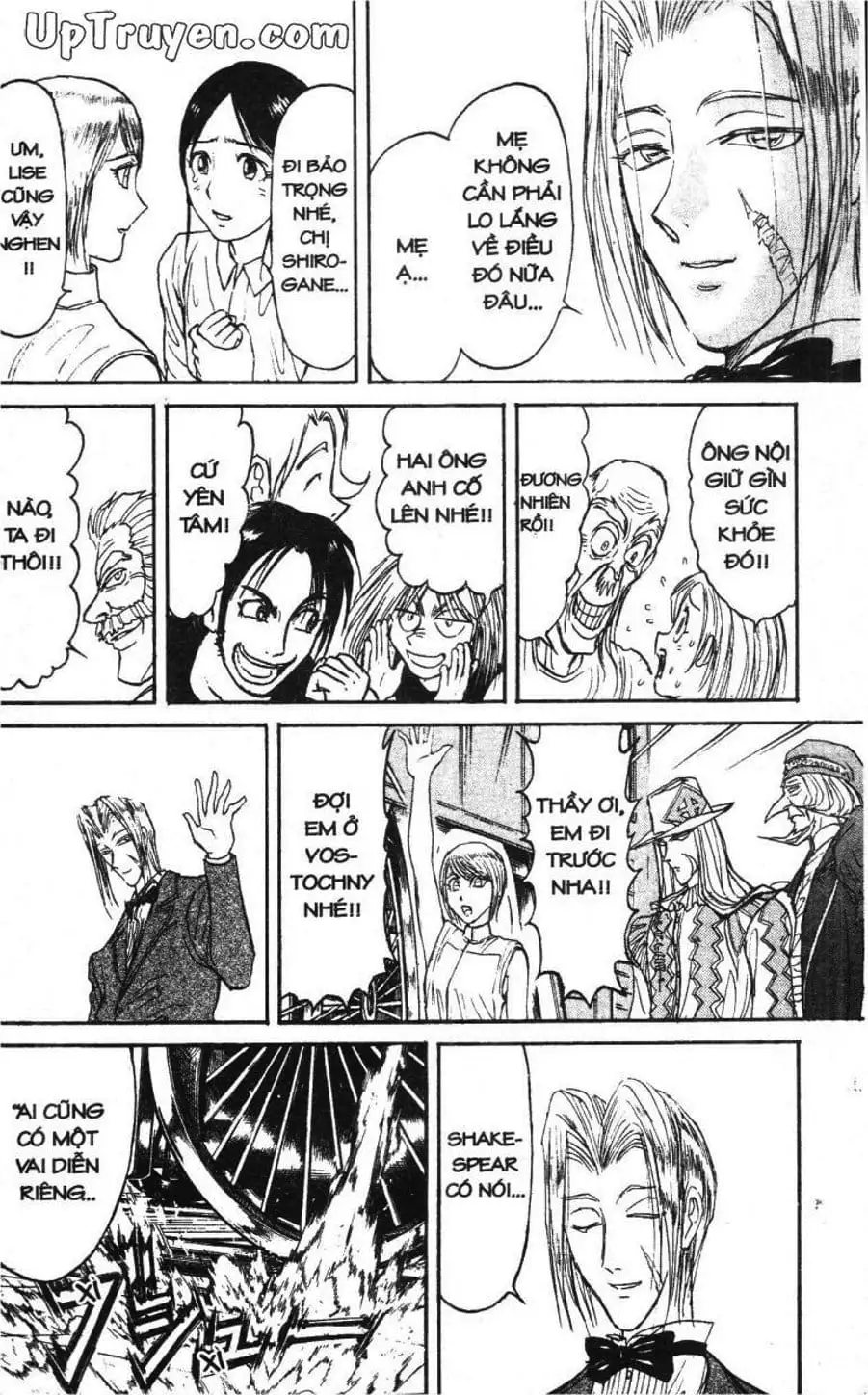 Truyện Tranh Gánh Xiếc Quái Dị - Karakuri Circus trang 5