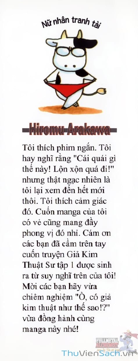 Truyện Tranh Giả Kim Thuật Sư trang 4