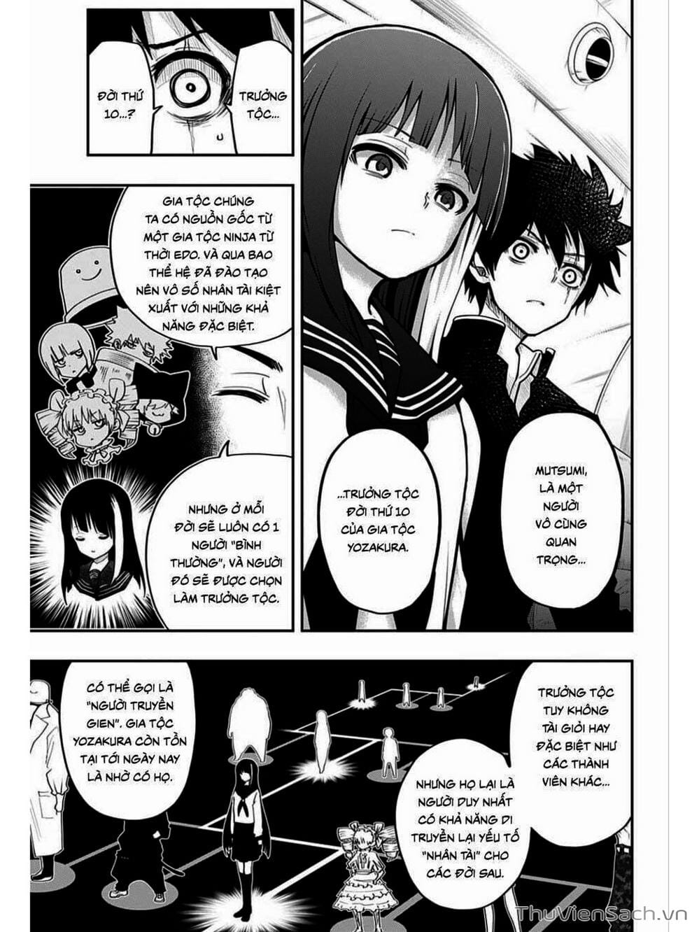 Truyện Tranh Gia Tộc Điệp Viên Yozakura trang 6