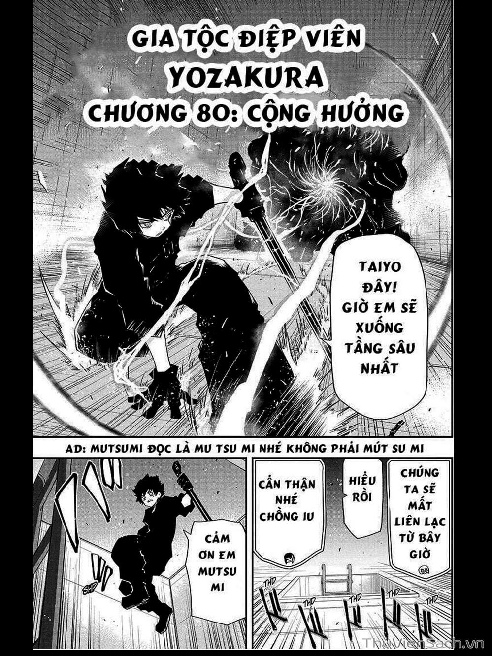 Truyện Tranh Gia Tộc Điệp Viên Yozakura trang 6
