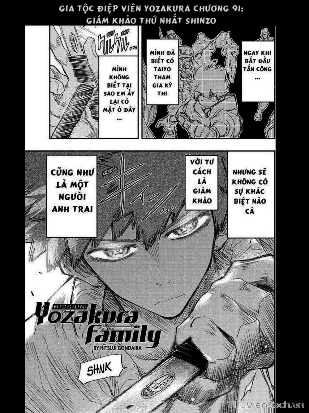 Truyện Tranh Gia Tộc Điệp Viên Yozakura trang 6