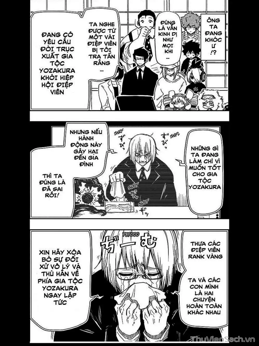 Truyện Tranh Gia Tộc Điệp Viên Yozakura trang 6