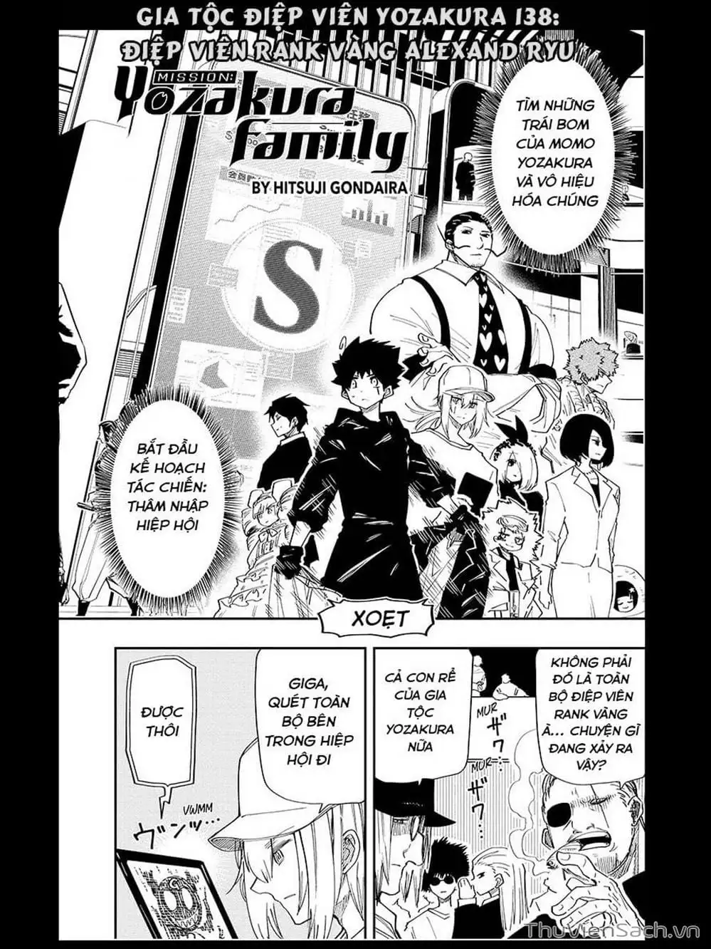 Truyện Tranh Gia Tộc Điệp Viên Yozakura trang 6