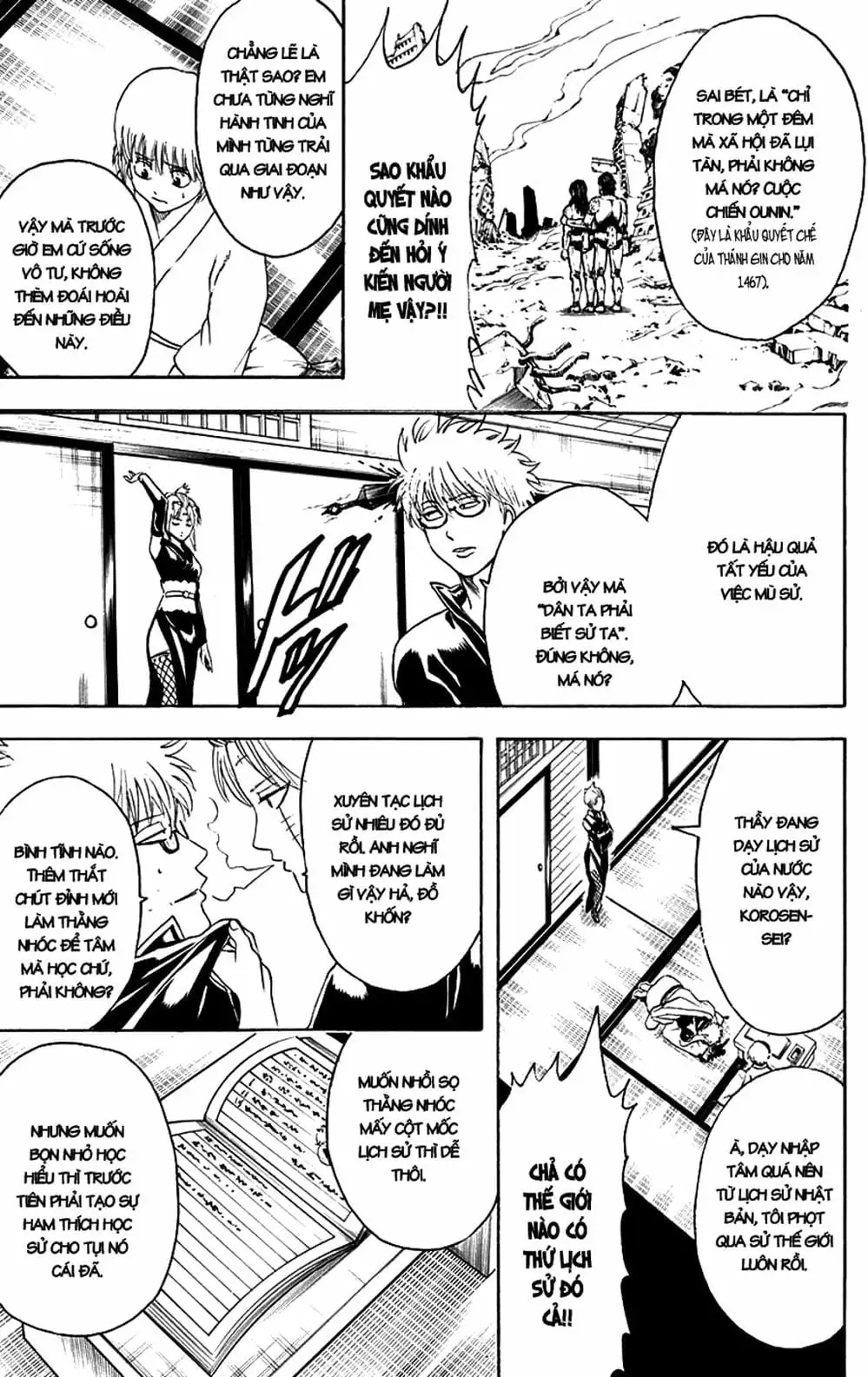 Truyện Tranh Gintama Linh Hồn Bạc: Luật Lệ Đặt Ra Là Để Phá Bỏ trang 7