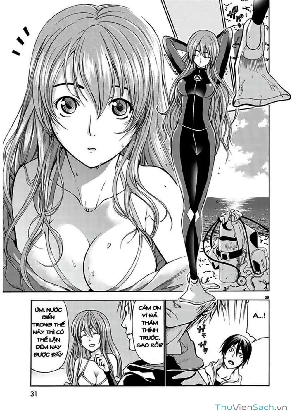 Truyện Tranh Cô Gái Thích Lặn - Grand Blue trang 3