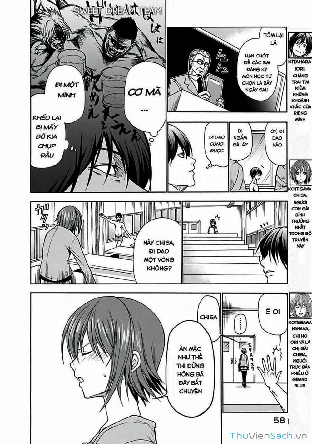 Truyện Tranh Cô Gái Thích Lặn - Grand Blue trang 3