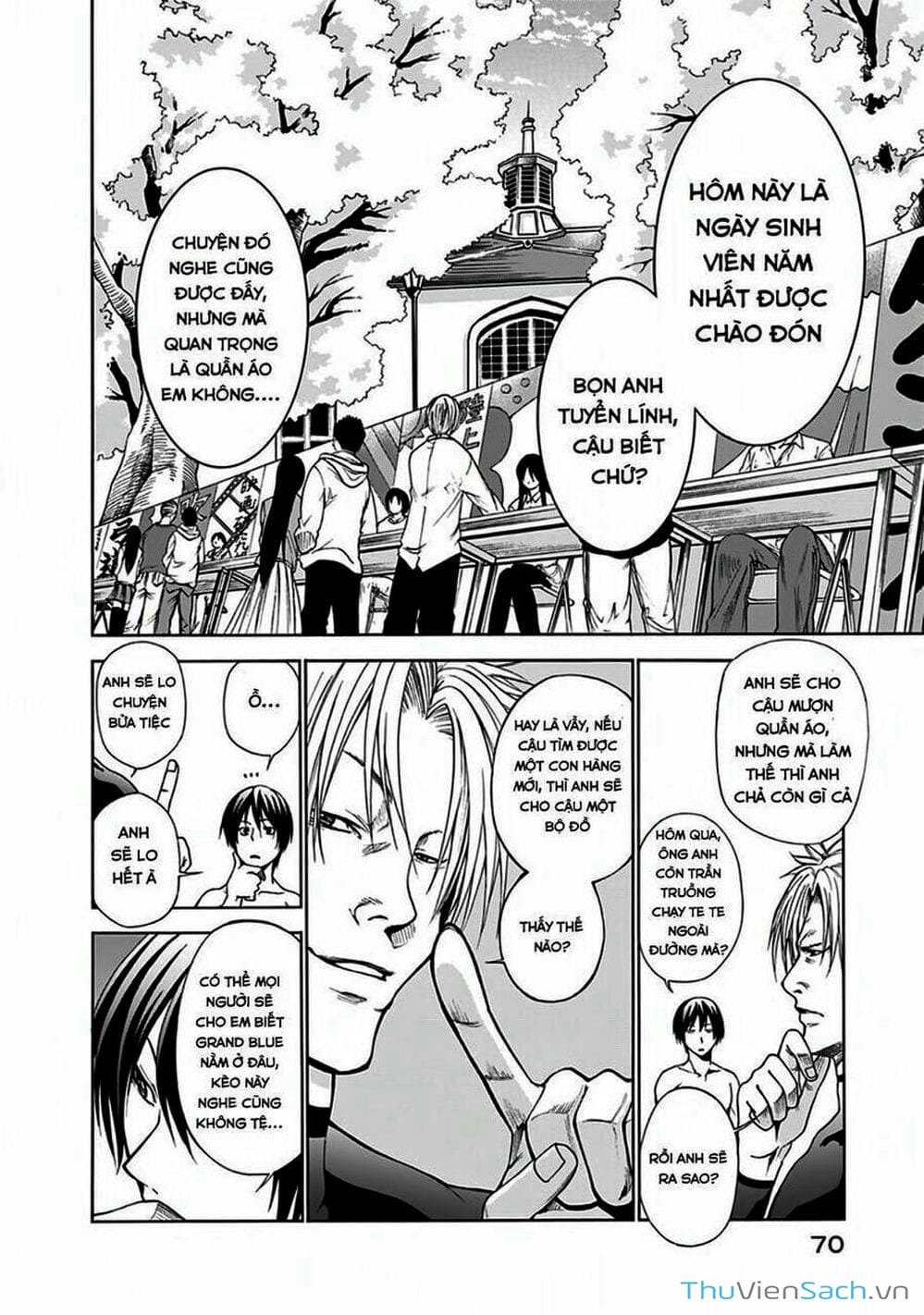 Truyện Tranh Cô Gái Thích Lặn - Grand Blue trang 3