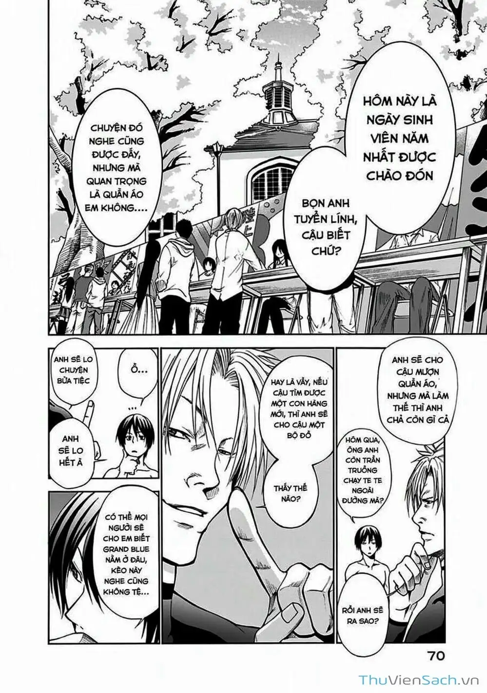 Truyện Tranh Cô Gái Thích Lặn - Grand Blue trang 3
