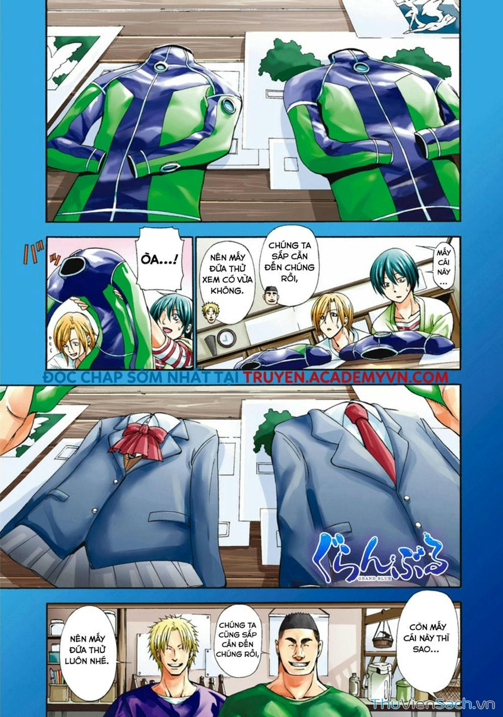Truyện Tranh Cô Gái Thích Lặn - Grand Blue trang 3
