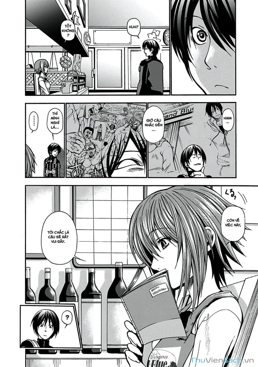 Truyện Tranh Cô Gái Thích Lặn - Grand Blue trang 3
