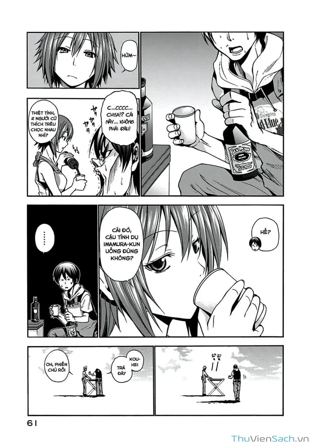 Truyện Tranh Cô Gái Thích Lặn - Grand Blue trang 3