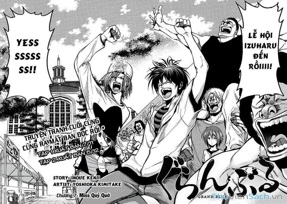 Truyện Tranh Cô Gái Thích Lặn - Grand Blue trang 3