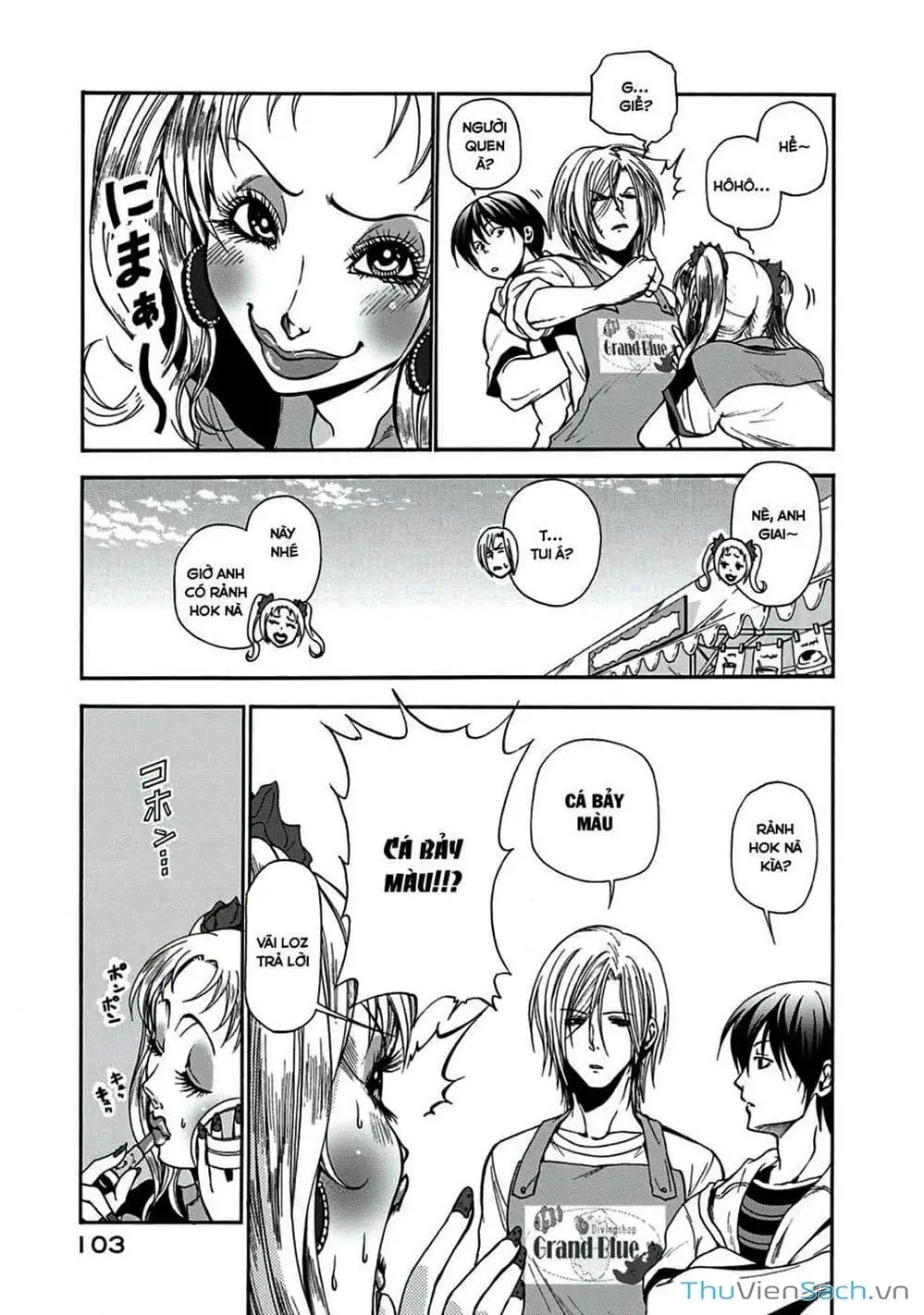Truyện Tranh Cô Gái Thích Lặn - Grand Blue trang 3