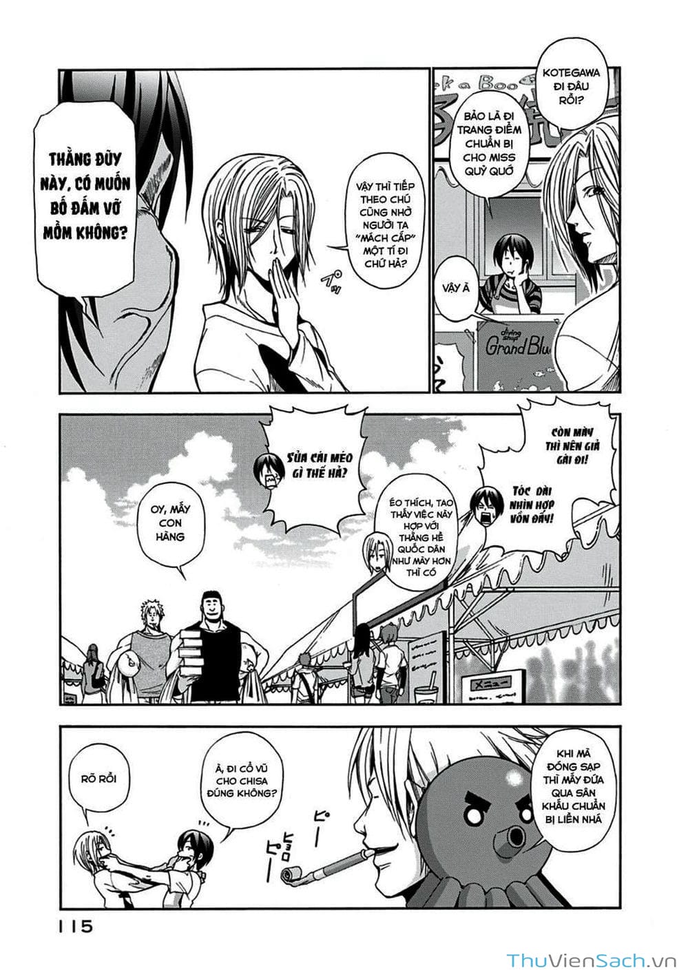 Truyện Tranh Cô Gái Thích Lặn - Grand Blue trang 3