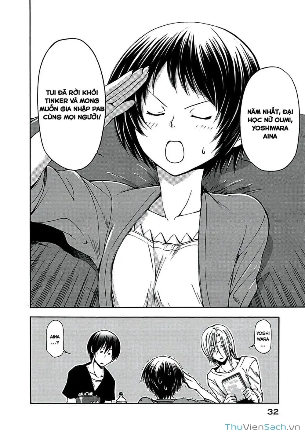 Truyện Tranh Cô Gái Thích Lặn - Grand Blue trang 3