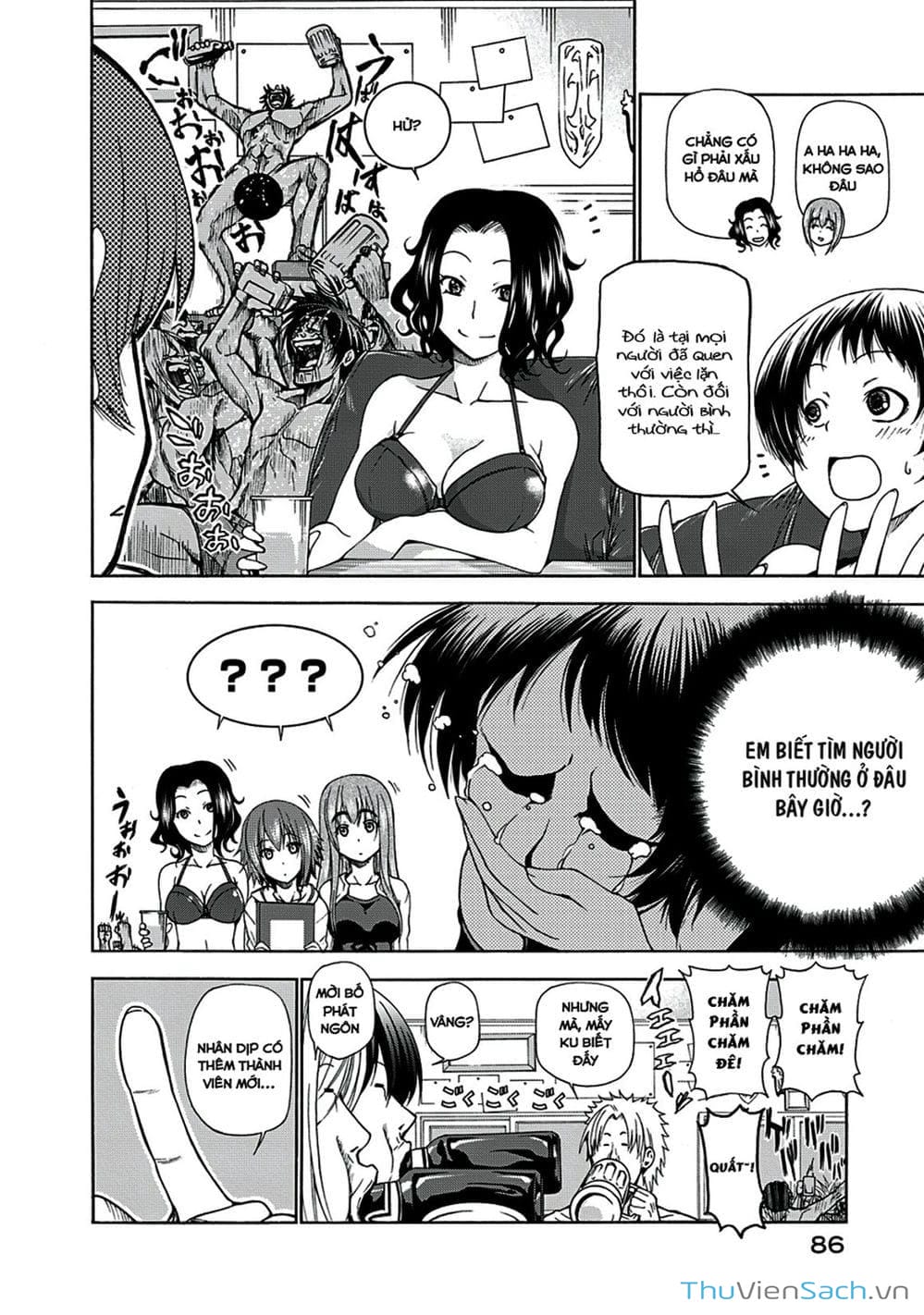 Truyện Tranh Cô Gái Thích Lặn - Grand Blue trang 3