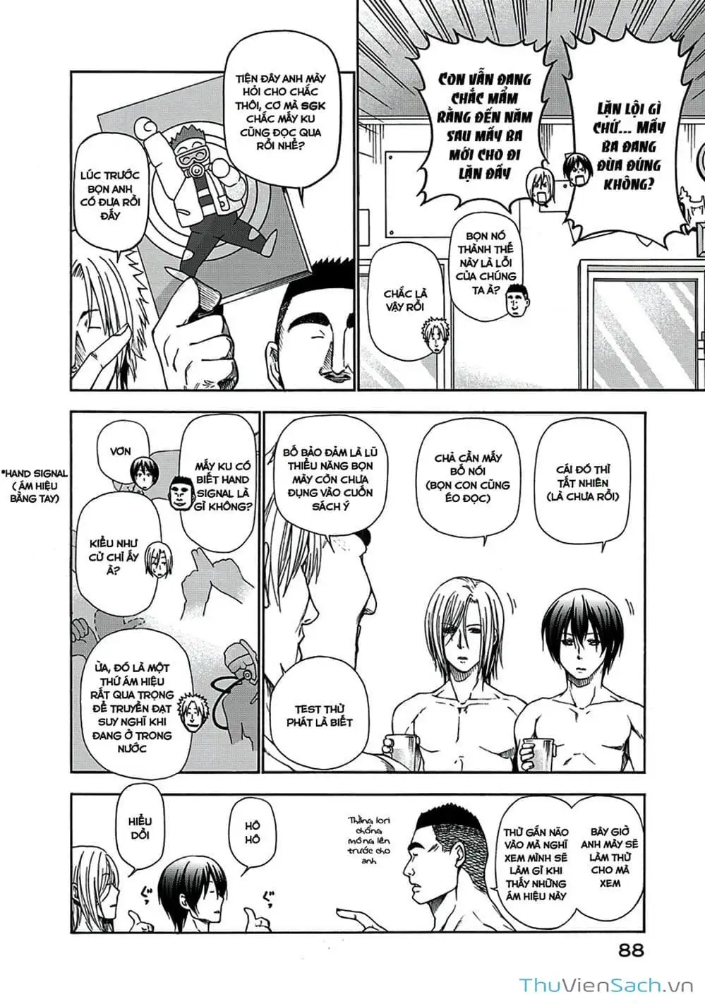 Truyện Tranh Cô Gái Thích Lặn - Grand Blue trang 3