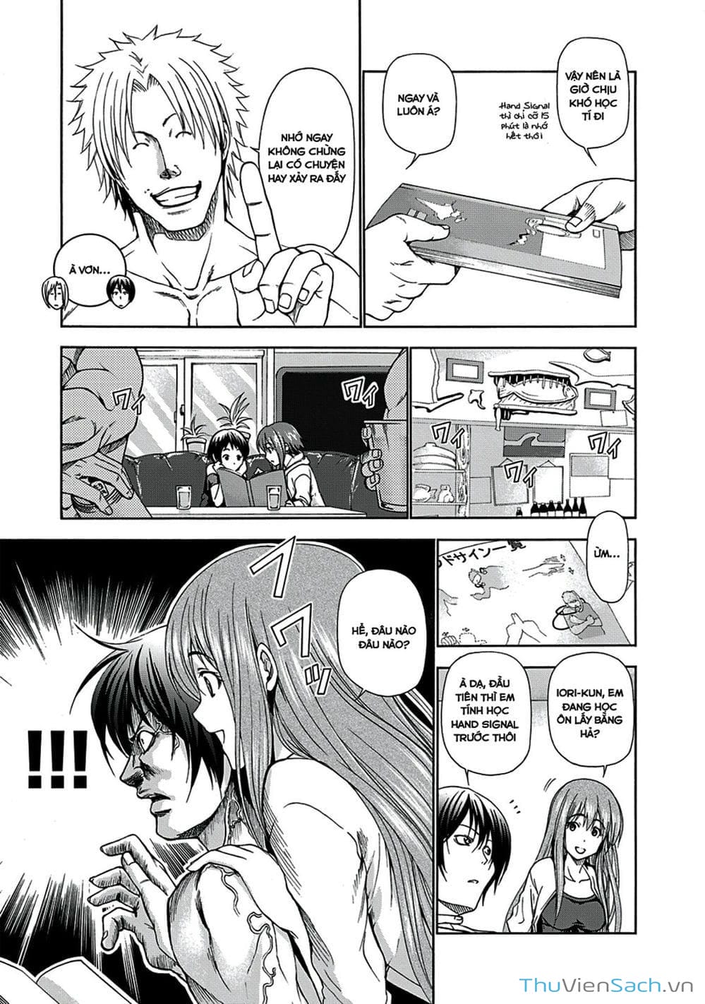 Truyện Tranh Cô Gái Thích Lặn - Grand Blue trang 3