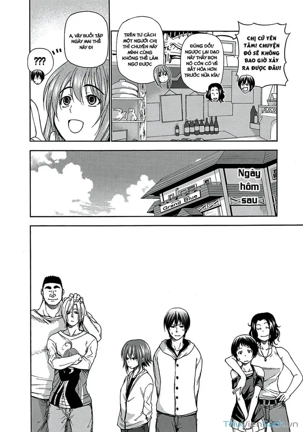 Truyện Tranh Cô Gái Thích Lặn - Grand Blue trang 3