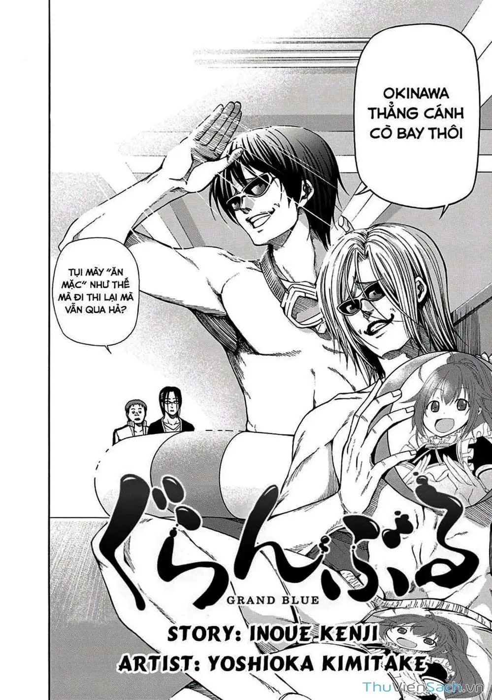 Truyện Tranh Cô Gái Thích Lặn - Grand Blue trang 3