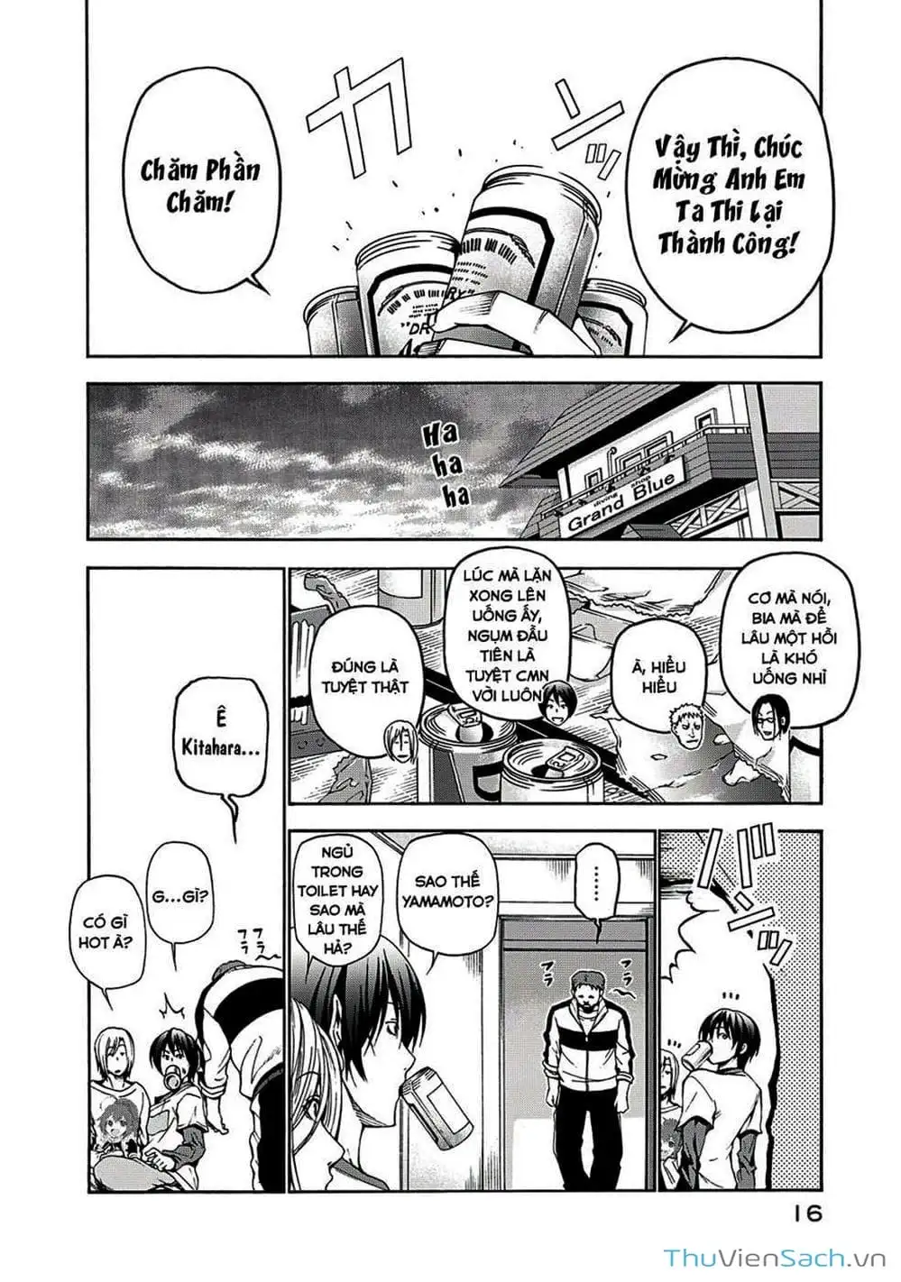 Truyện Tranh Cô Gái Thích Lặn - Grand Blue trang 3