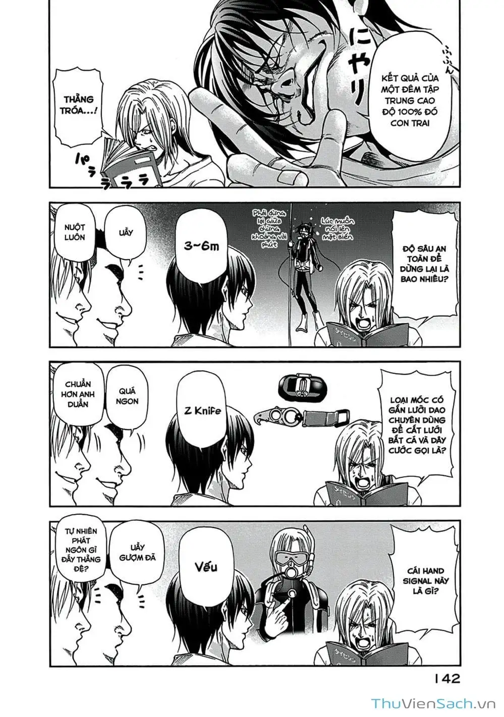 Truyện Tranh Cô Gái Thích Lặn - Grand Blue trang 3