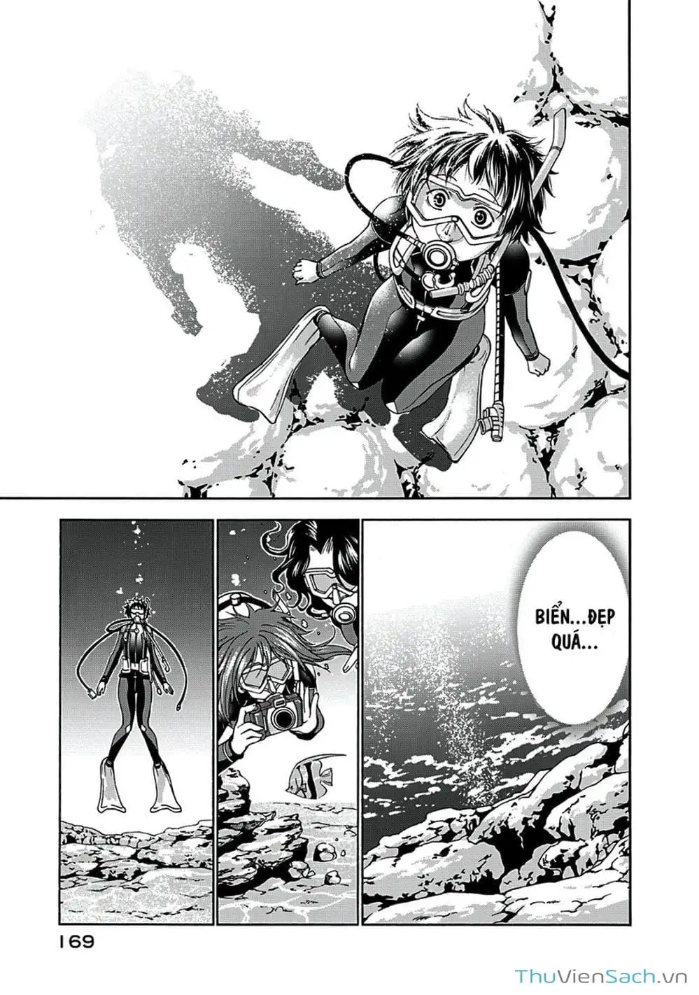 Truyện Tranh Cô Gái Thích Lặn - Grand Blue trang 3