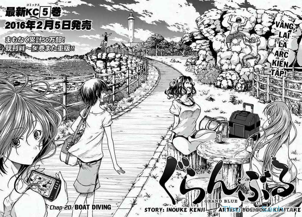 Truyện Tranh Cô Gái Thích Lặn - Grand Blue trang 3
