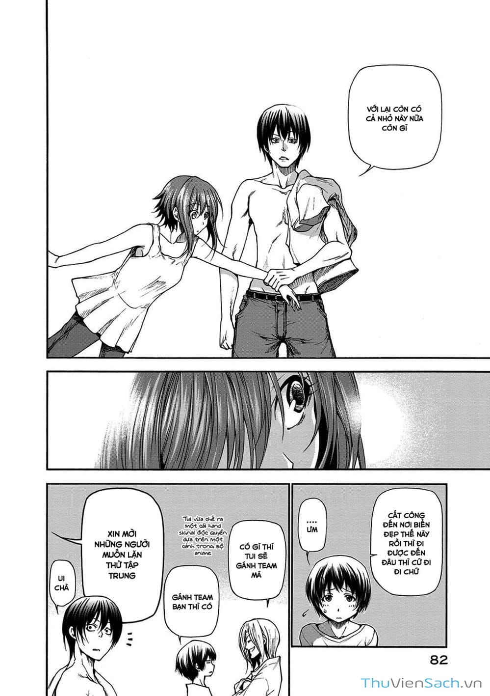 Truyện Tranh Cô Gái Thích Lặn - Grand Blue trang 3