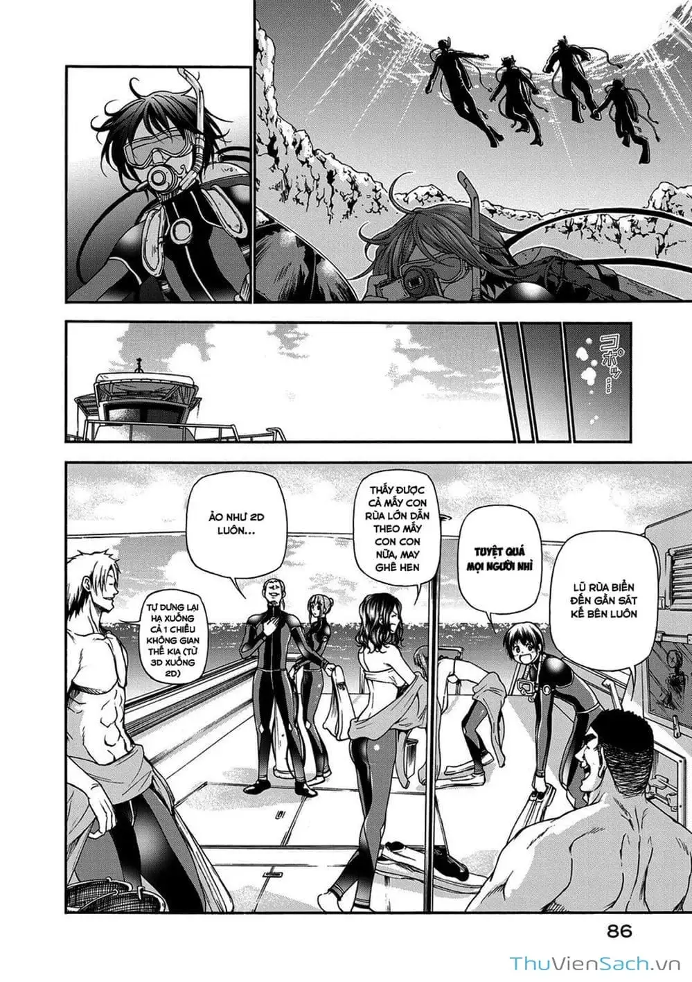 Truyện Tranh Cô Gái Thích Lặn - Grand Blue trang 3