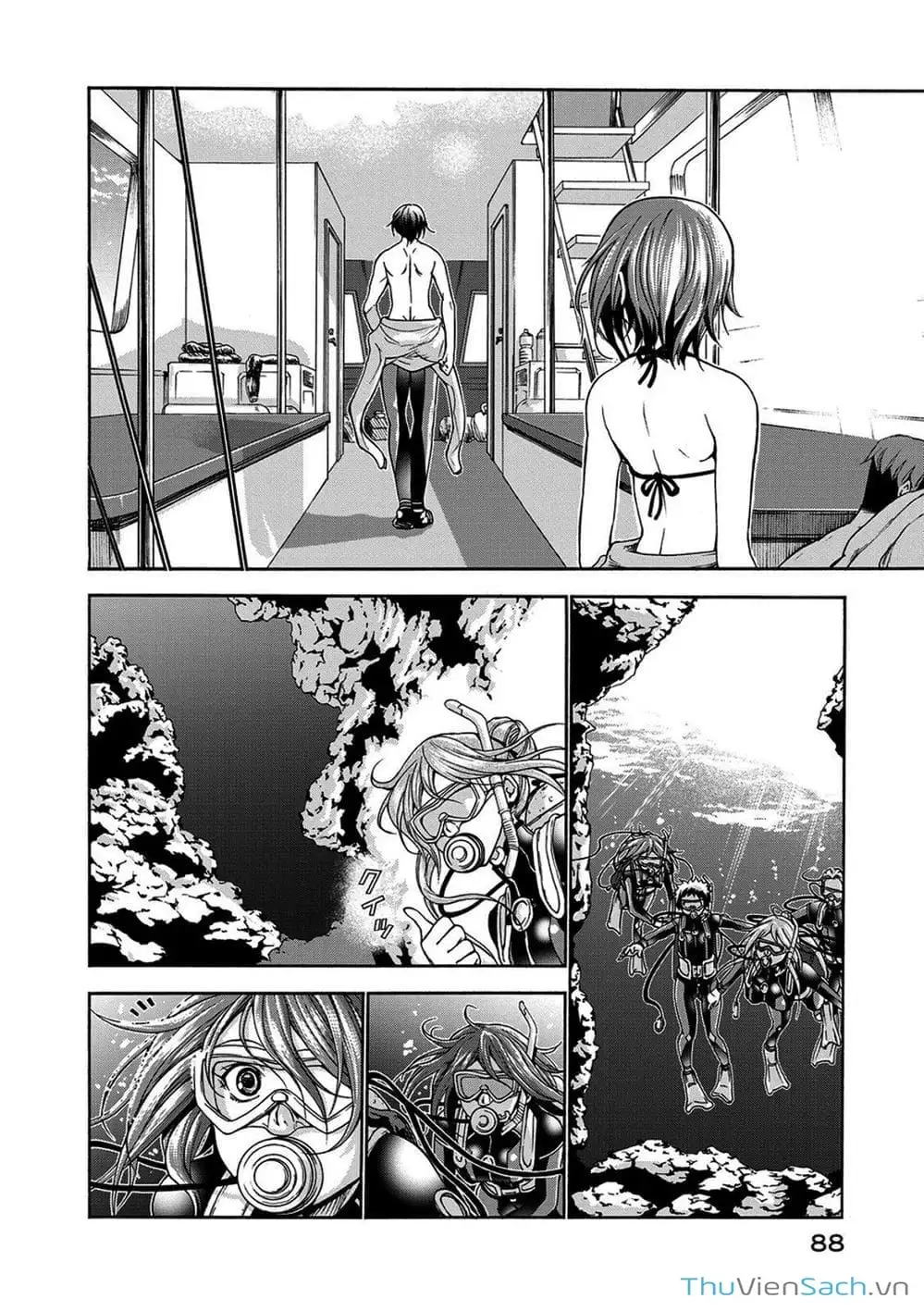 Truyện Tranh Cô Gái Thích Lặn - Grand Blue trang 3