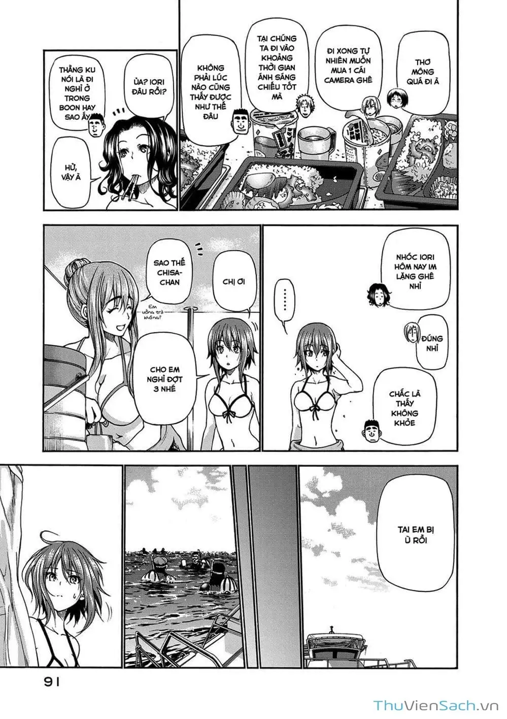 Truyện Tranh Cô Gái Thích Lặn - Grand Blue trang 3