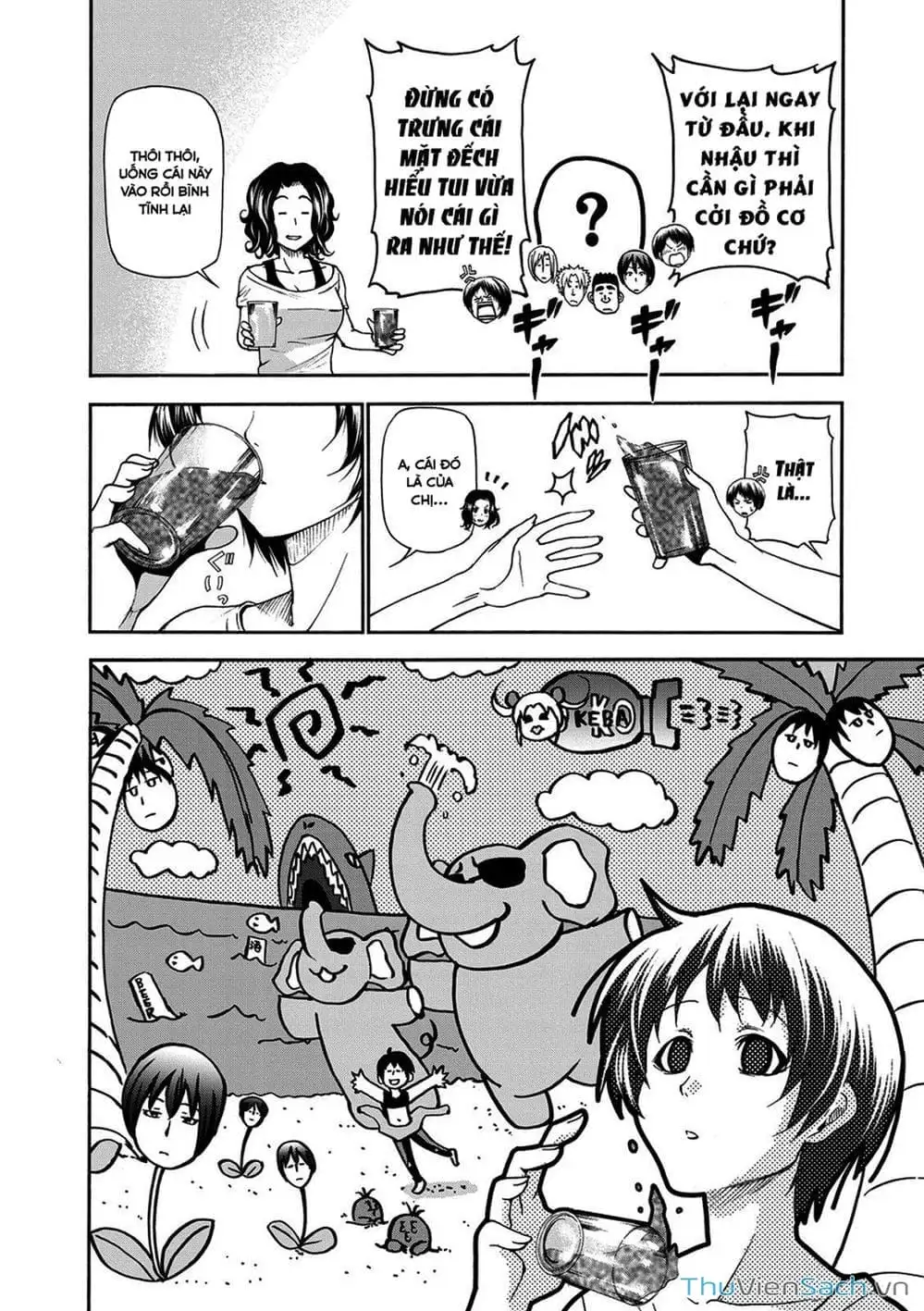 Truyện Tranh Cô Gái Thích Lặn - Grand Blue trang 3