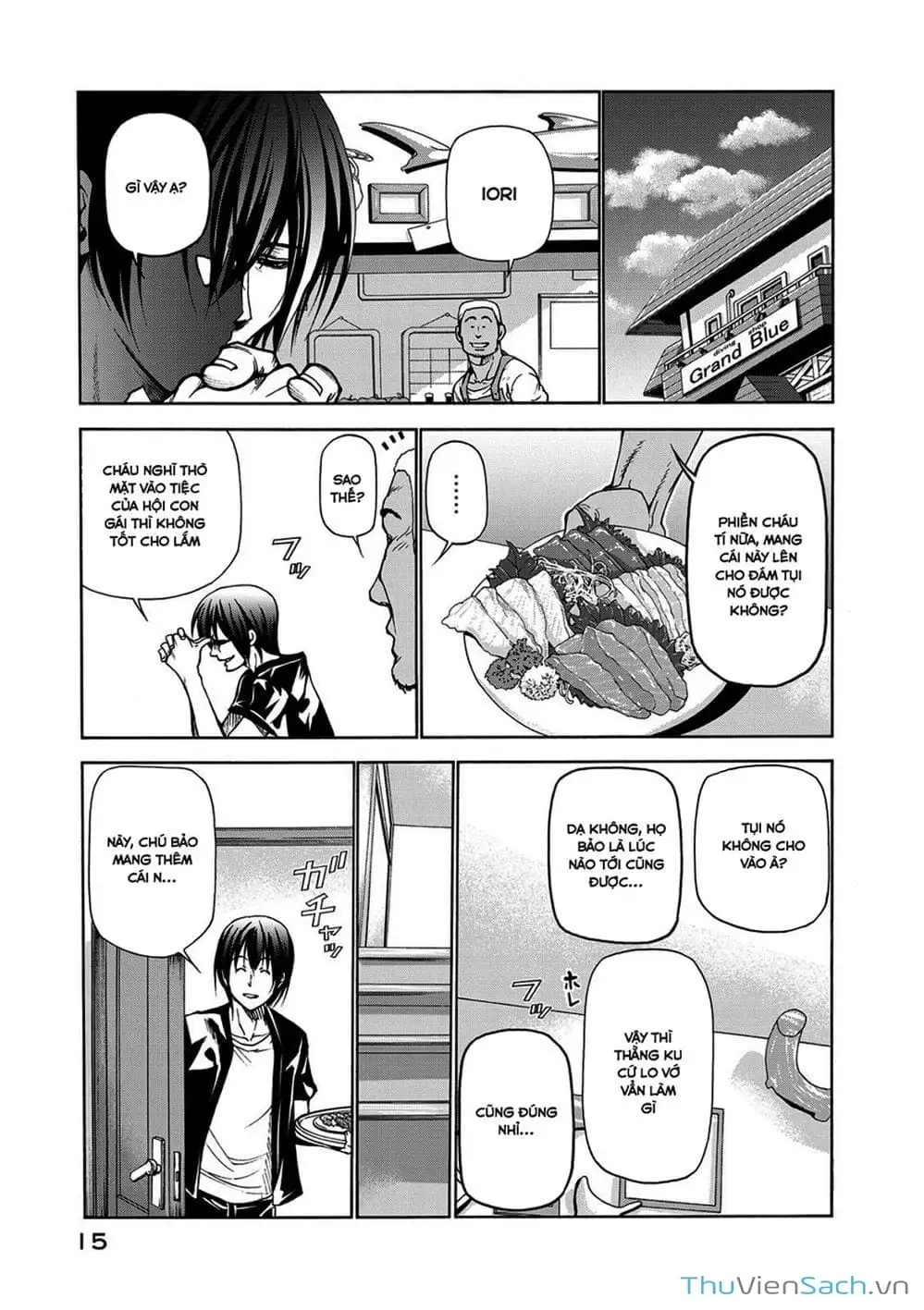 Truyện Tranh Cô Gái Thích Lặn - Grand Blue trang 3