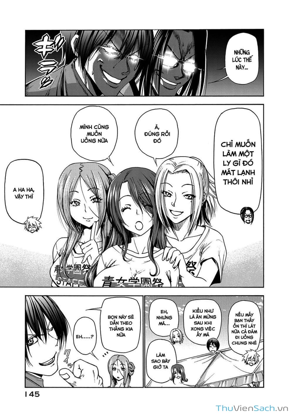 Truyện Tranh Cô Gái Thích Lặn - Grand Blue trang 3